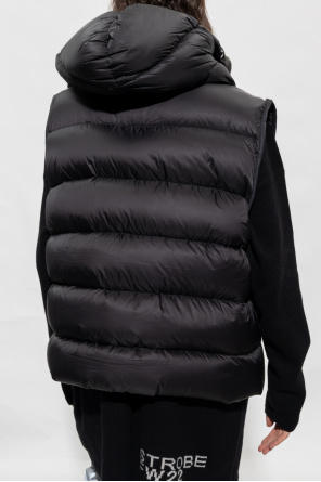Rick Owens Quilted hooded dress