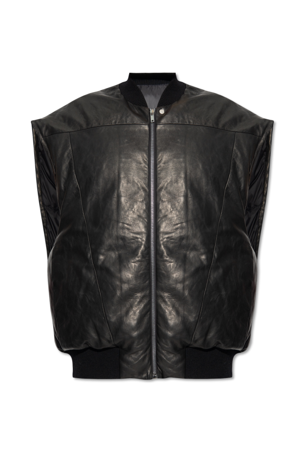 Rick Owens ‘Jumbo Flight’ leather vest