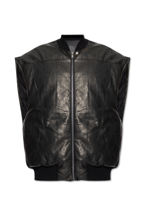 ‘jumbo flight’ leather vest od Rick Owens