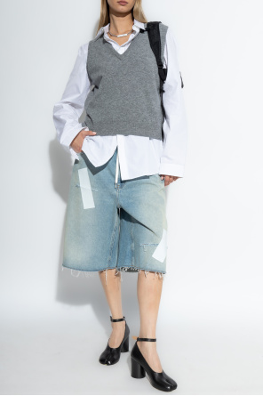 Wool vest with v-neckline od Maison Margiela