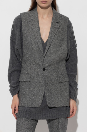 MM6 Maison Margiela Single-vent vest
