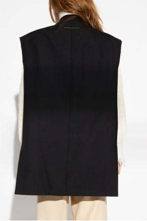 MM6 Maison Margiela Raw-trimmed vest