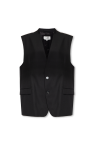 MM6 Maison Margiela Raw-trimmed vest