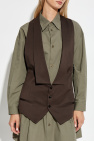 MM6 Maison Margiela BROWN Vest with elongated cut