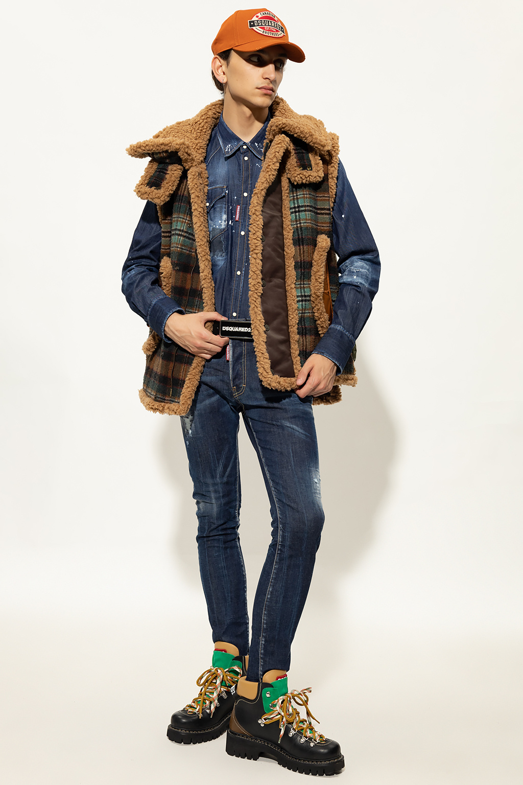 Dsquared2 Shearling vest