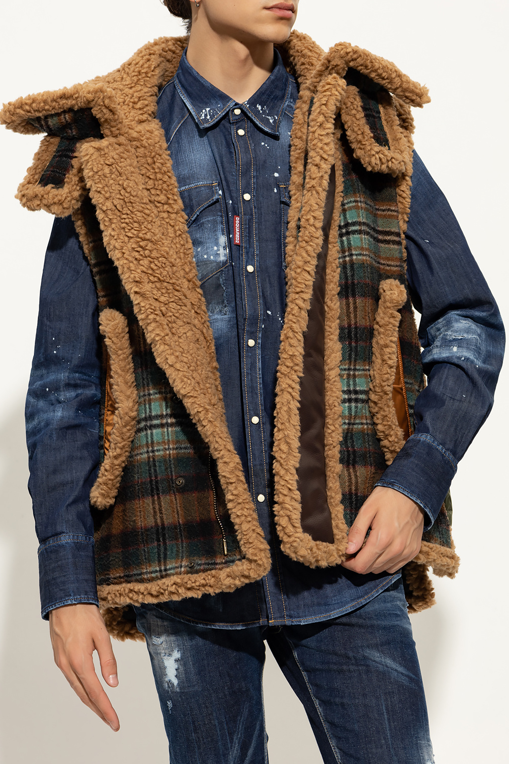 Dsquared2 Shearling vest