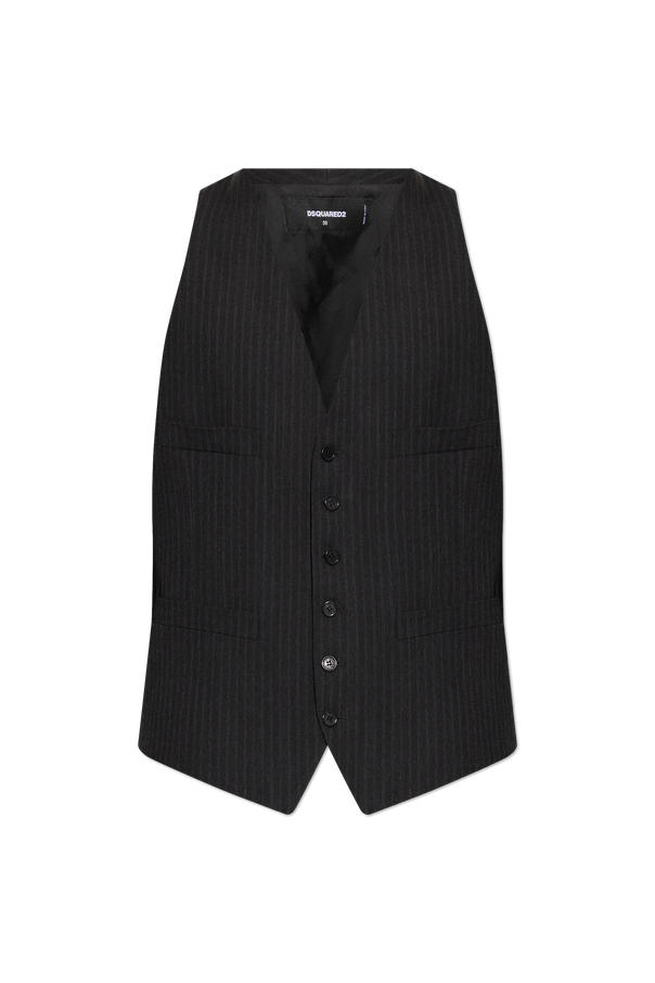 Wool Striped Vest od Dsquared2
