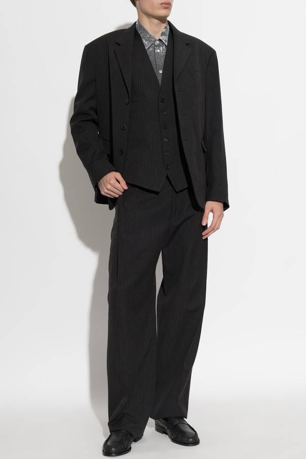Dsquared2 Chaleco de lana a rayas