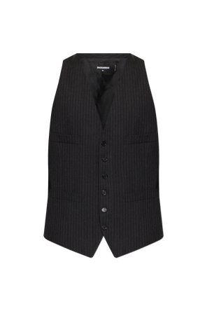 Wool Striped Vest