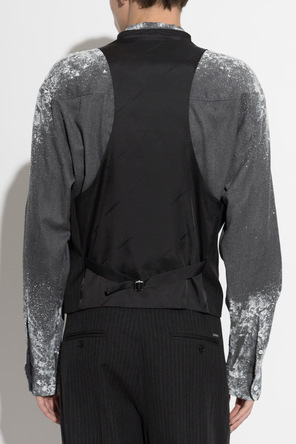 Dsquared2 Chaleco de lana a rayas