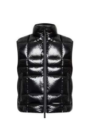 Daunenweste mit Stehkragen