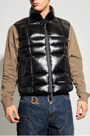 Dsquared2 Down gilet with stand-up collar