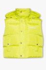 Dsquared2 neon Down vest with logo
