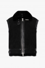 AllSaints BLACK ‘Tova’ leather vest
