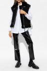 AllSaints BLACK ‘Tova’ leather vest