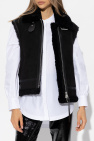 AllSaints BLACK ‘Tova’ leather vest
