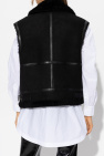 AllSaints BLACK ‘Tova’ leather vest