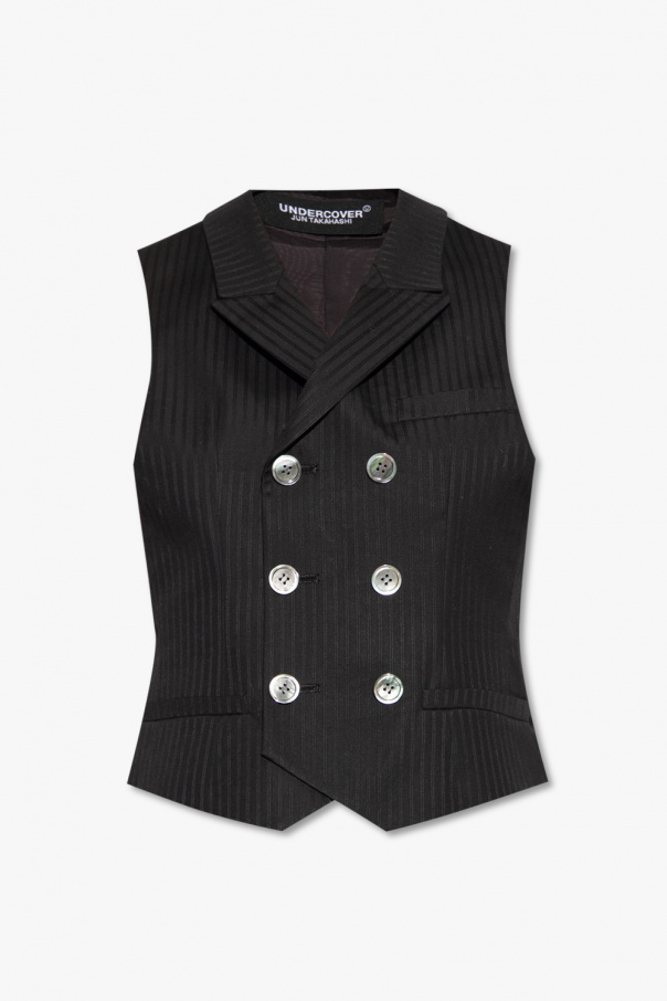 Undercover Double-breasted pinstripe vest
