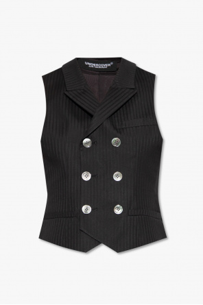 Double-breasted pinstripe vest od Undercover
