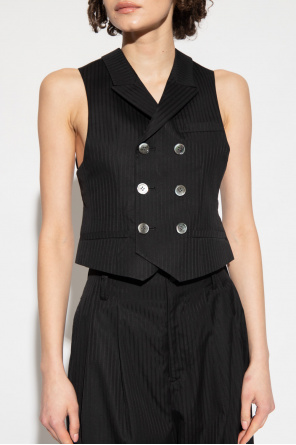 Undercover Double-breasted pinstripe vest