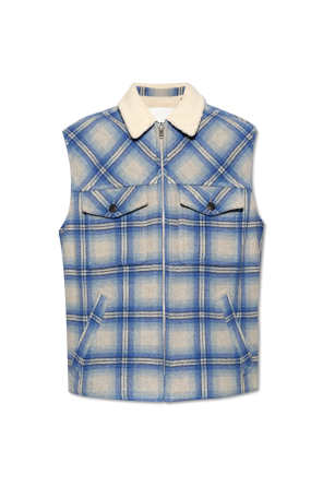 ‘Kiraneo’ checked vest