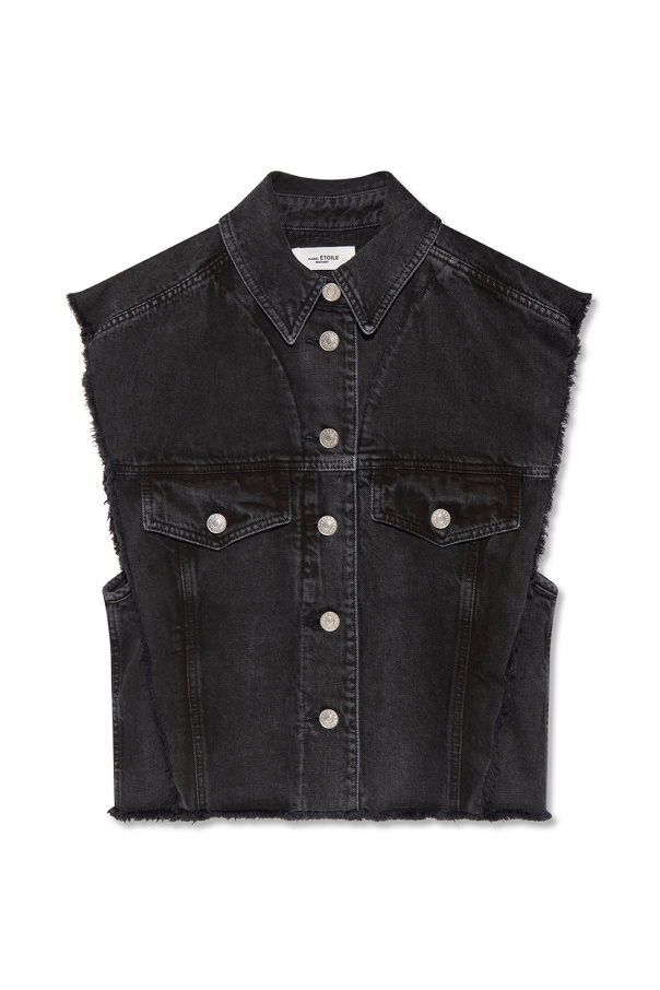 of the uncompromising Italian brand ‘Tyra’ denim vest
