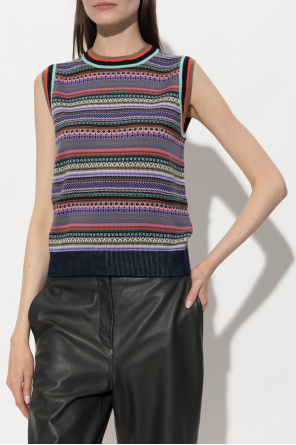 PS PAUL SMITH STRIPED VEST Striped vest