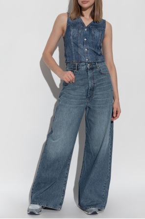 Kamizelka z materiału imitującego jeans od Rag & Bone 
