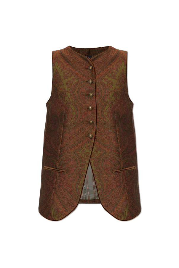 Patterned vest od Etro