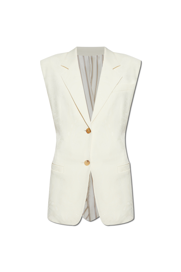 Etro Vest with decorative draping at the back