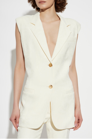 Etro Vest with decorative draping at the back