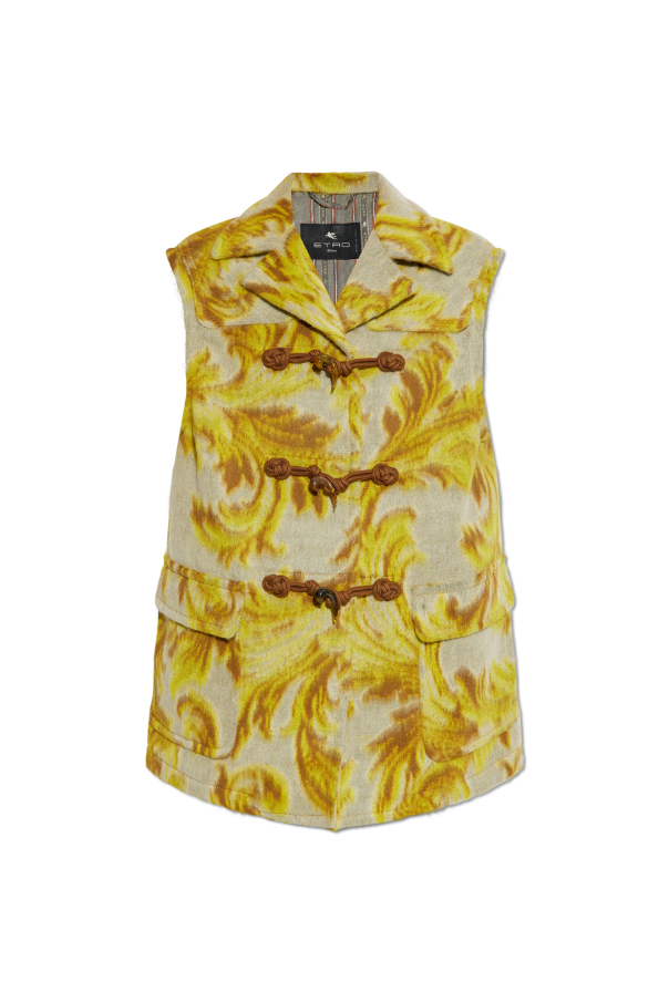 Wool vest with decorative pattern od Etro