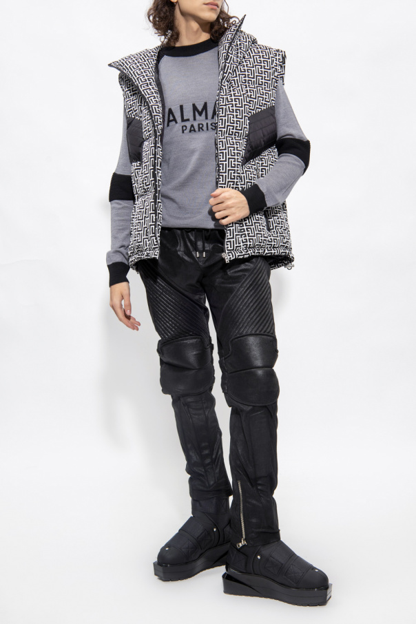 balmain SLE Hooded vest