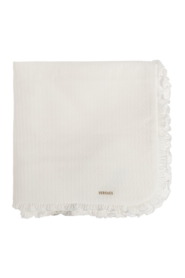 Blanket with logo od Versace Kids