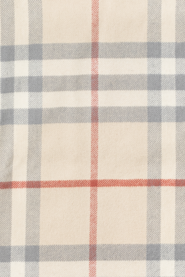 Burberry Kids Baby Blanket with Check Pattern