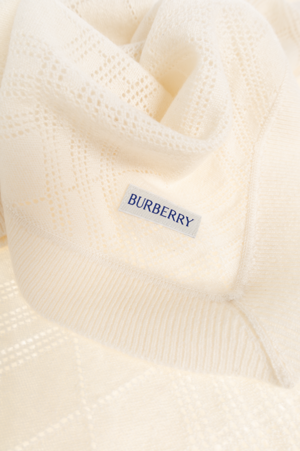 Burberry Kids Cashmere baby blanket