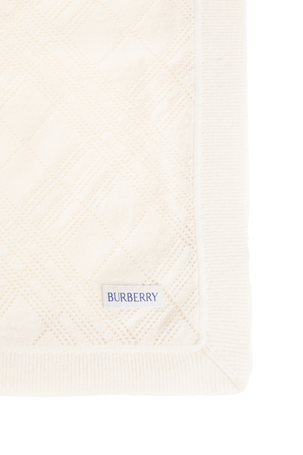 Burberry Kids Cashmere baby blanket