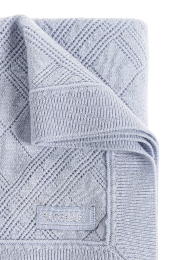 Burberry Kids Cashmere baby blanket