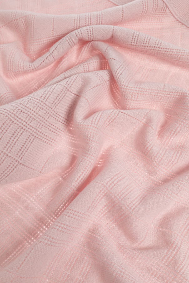 Burberry Kids Kaszmirowy kocyk niemowlęcy