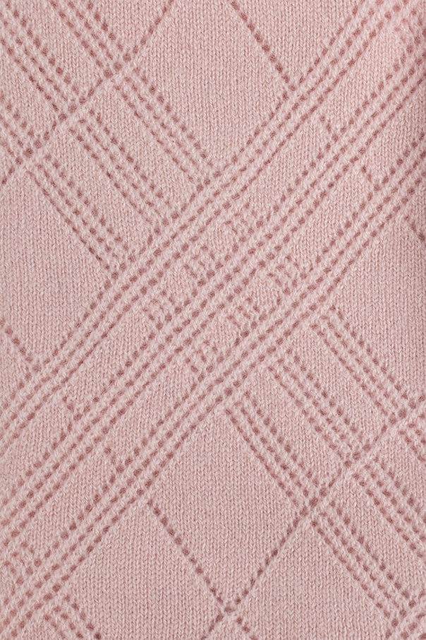 Burberry Kids Kaszmirowy kocyk niemowlęcy