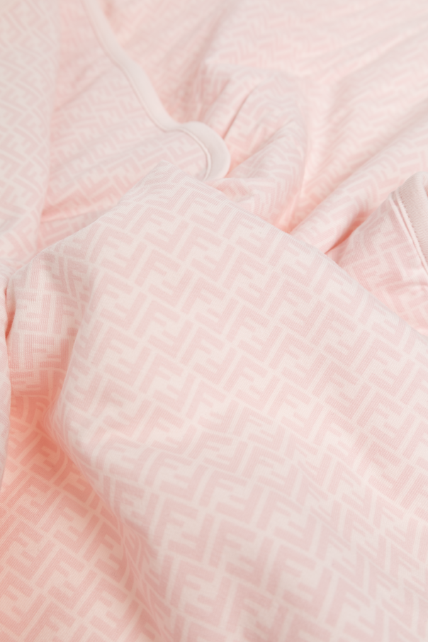 Fendi Kids Manta con logotipo