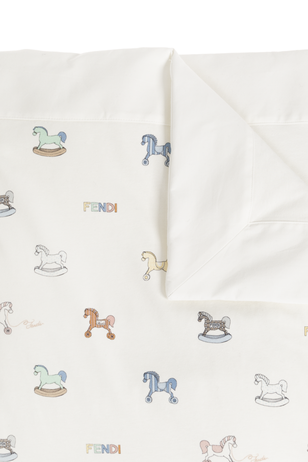 Fendi Kids Ocieplany kocyk niemowlęcy