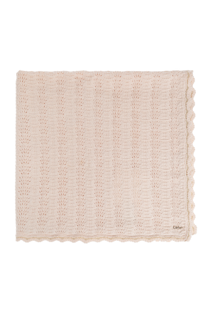 Baby blanket with lurex thread