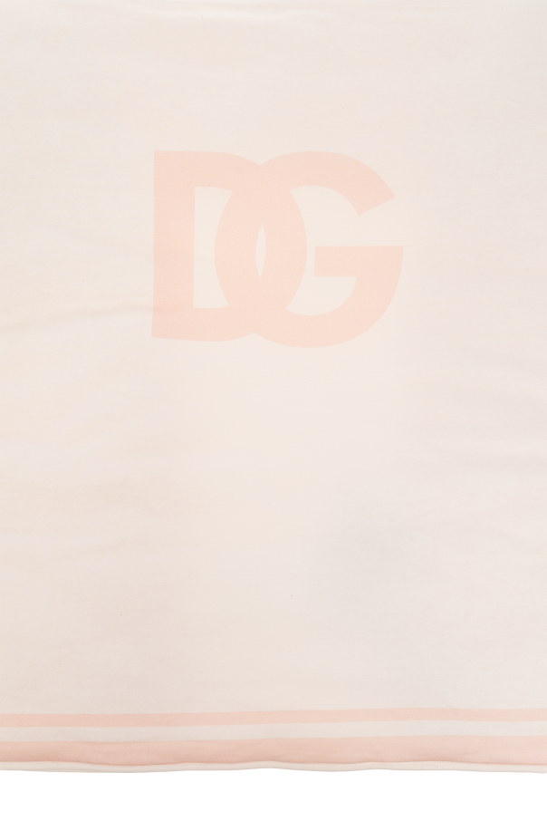Dolce & Gabbana Kids Baby blanket with logo