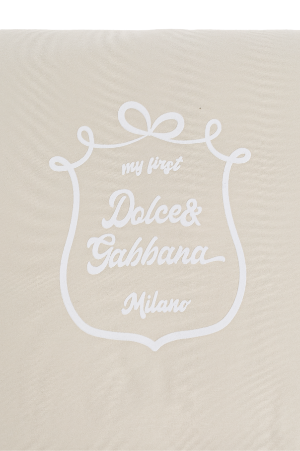 Dolce & Gabbana Kids Manta para bebé con logo