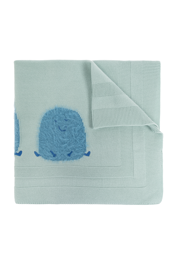 Stella McCartney Kids Koc z motywem zwierzęcym