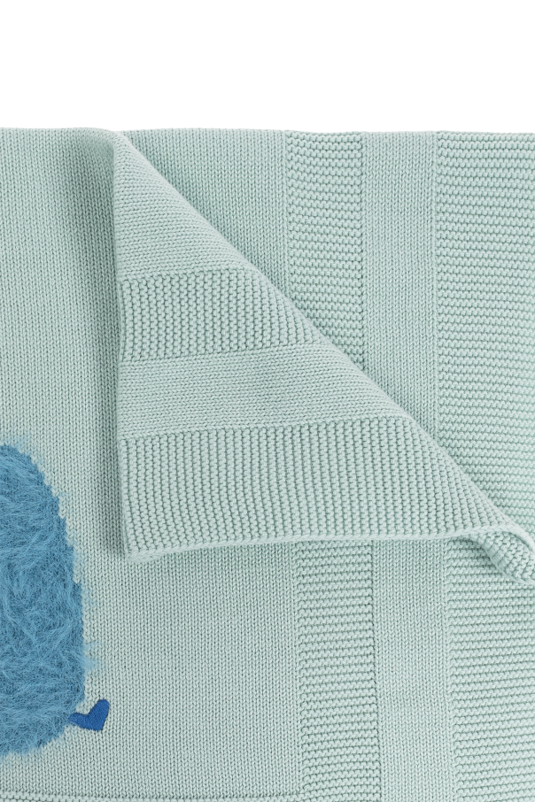Stella McCartney Kids Koc z motywem zwierzęcym