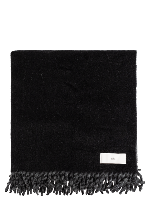 Ami Alexandre Mattiussi Blanket with logo patch