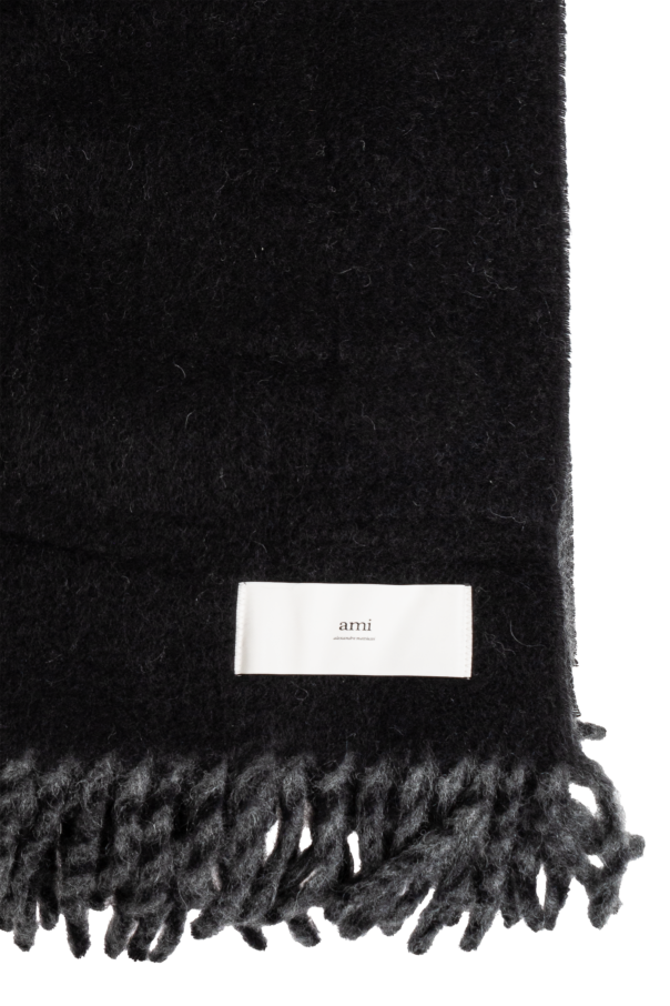 Ami Alexandre Mattiussi Blanket with logo patch