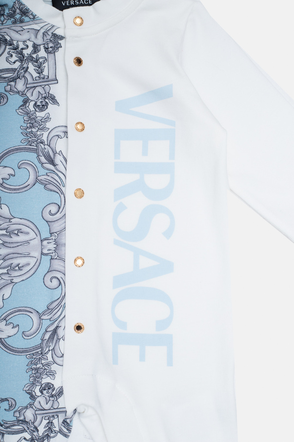 Versace Kids Babygrow with logo